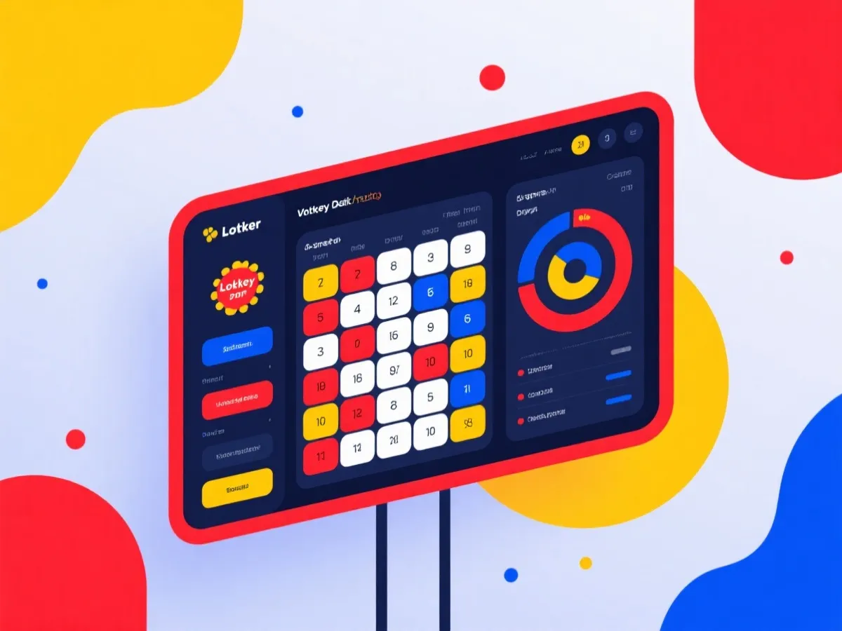 台灣大樂透資訊平台視覺示意